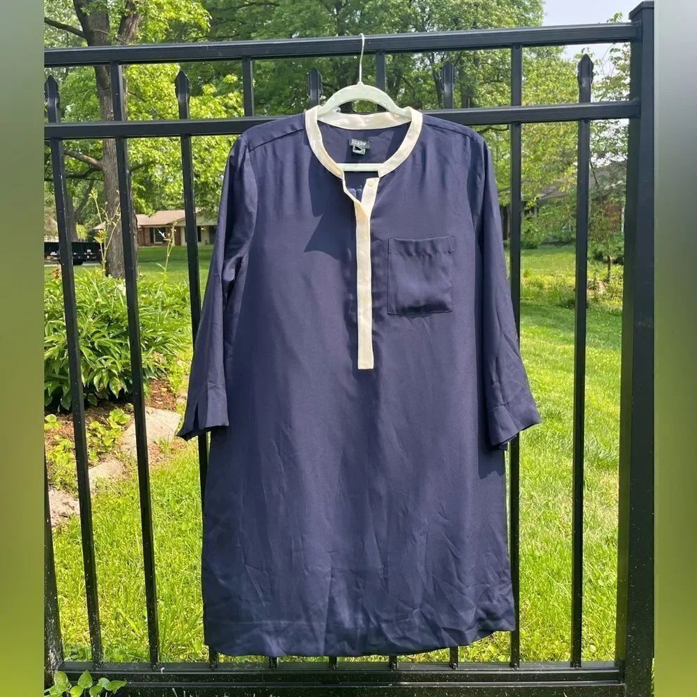 J Crew Tipped Tunic Dress